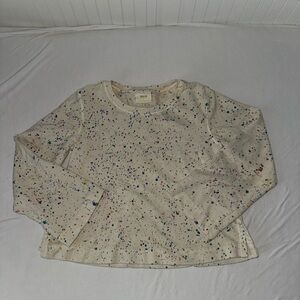 Anthropologie Maeve Multicolor Speckled Top